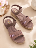 Women’s Stylish Comfort Sandals | Soft Cushioned Casual Flats with Elastic Back Strap | Lightweight Daily Wear Footwear for Women & Girls