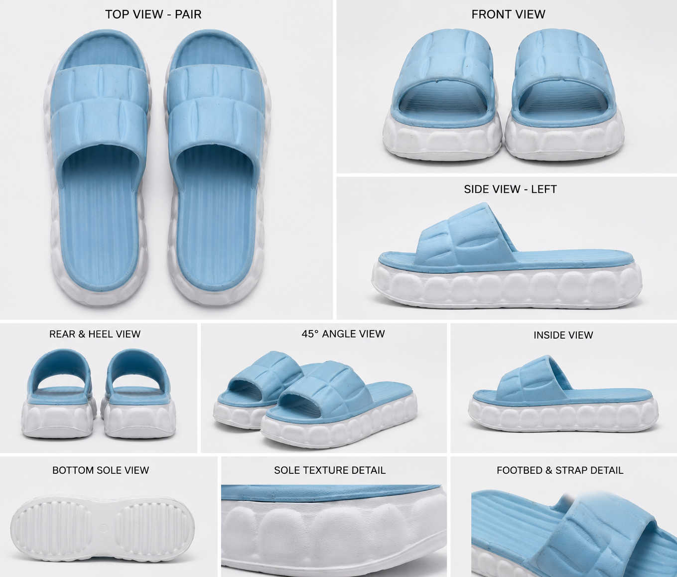 Women Ultra Soft Cloud Slides Slippers | Thick Sole Lightweight Comfort Slides for Daily Wear