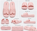 Women Cloud Soft Slides Slippers | Ultra Lightweight Anti-Slip EVA Platform Sliders for Daily Wear