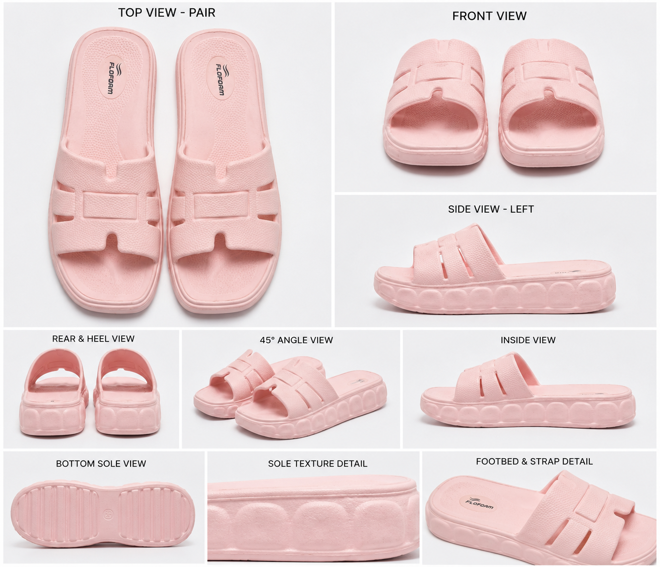 Women Cloud Soft Slides Slippers | Ultra Lightweight Anti-Slip EVA Platform Sliders for Daily Wear