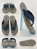 Men's Comfortable Flip Flops Slippers | Lightweight Cushioned Daily Wear Thong Sandals for Casual Walking & Outdoor Use | Blue Grey