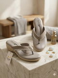 Cinderella Women's Grey Diamond Rhinestone Wedge Chappal | Stone Work Heel Flip Flop | Height Increasing | Party Festive Daily Wear (Copy)