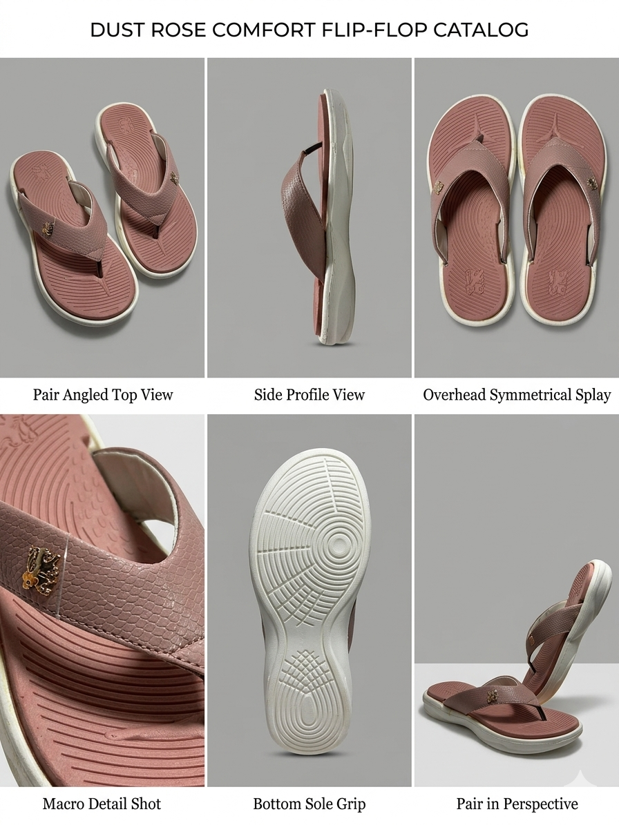 Women's Soft Cushion Platform Flip Flops | Lightweight Comfortable Daily Wear Slippers for Women | Anti-Slip Casual Thong Sandals (Pink)