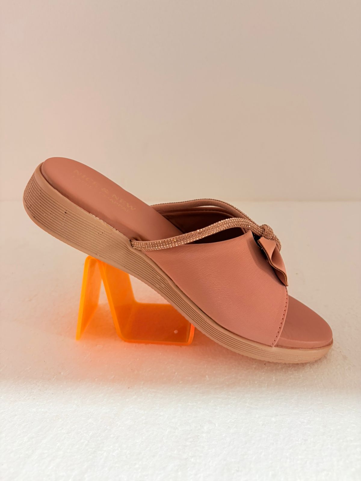 Women's Stylish Bow Detail Toe-Ring Flats & Slippers for Daily Wear