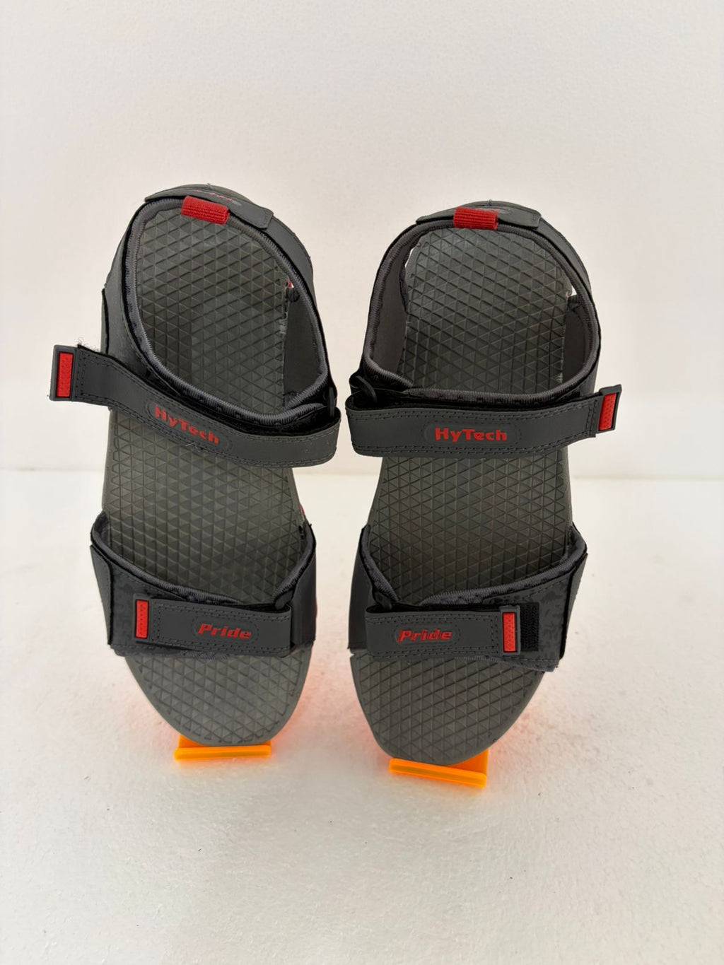 Men's Sports Sandals | Adjustable Velcro Strap Sandals for Outdoor Walking, Trekking & Daily Wear | Grey-Black