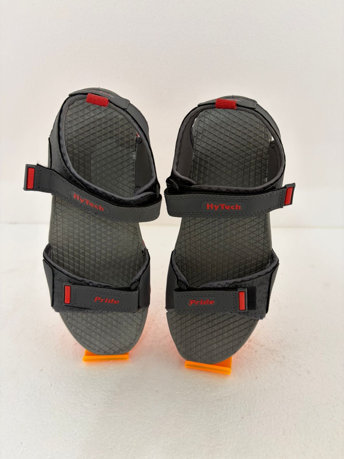 Men's Sports Sandals | Adjustable Velcro Strap Sandals for Outdoor Walking, Trekking & Daily Wear | Grey-Black