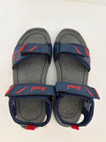 Men's Sports Sandals with Adjustable Velcro Straps | Lightweight Outdoor Walking Sandals | Navy Blue & Grey