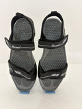 Men's Sports Sandals | Lightweight Adjustable Velcro Strap Outdoor Sandals for Daily Wear, Walking & Casual Use | Grey & Black