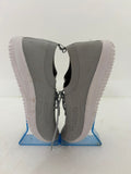 Uniwalk Girls Kids Grey Knit Lace Up Sneakers | Breathable School Sports Shoes | Cushioned Anti-Slip | Daily PT Wear