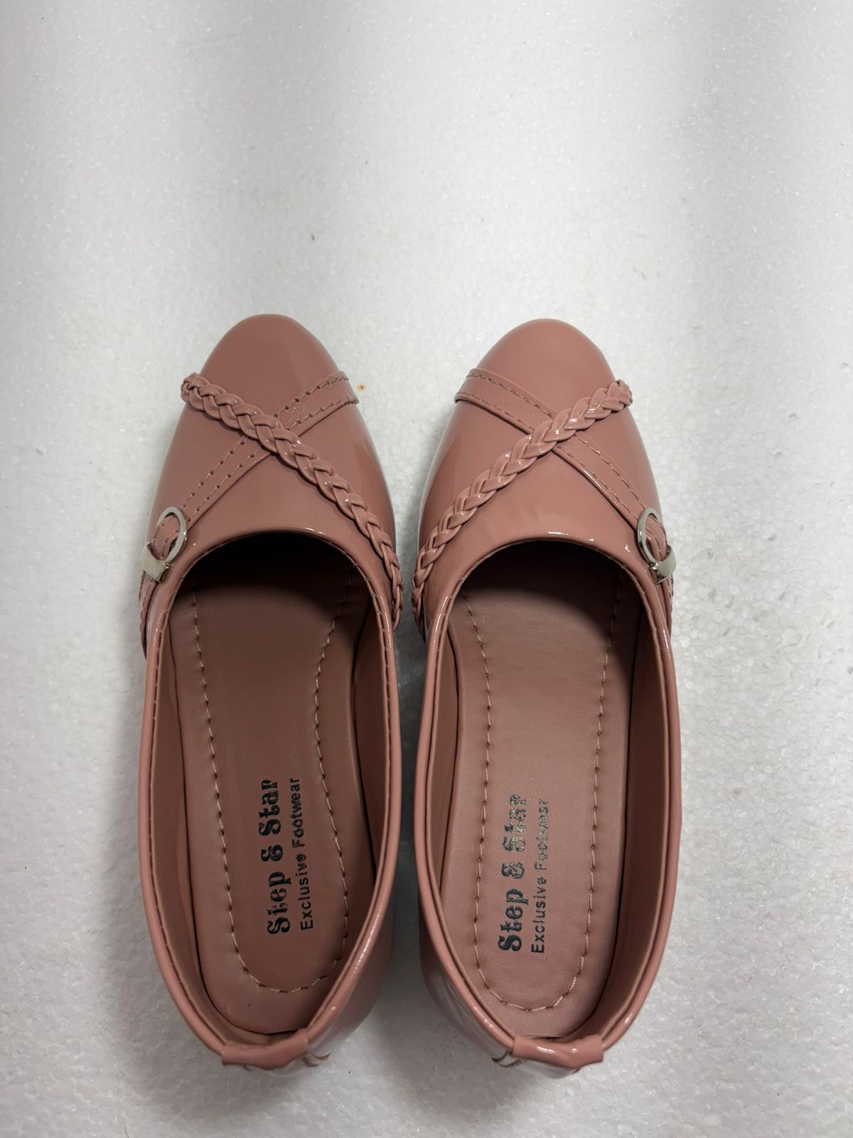 Elegant Black Formal Ballerinas | Platform Comfort Collection Flats for Office & Casual Wear"