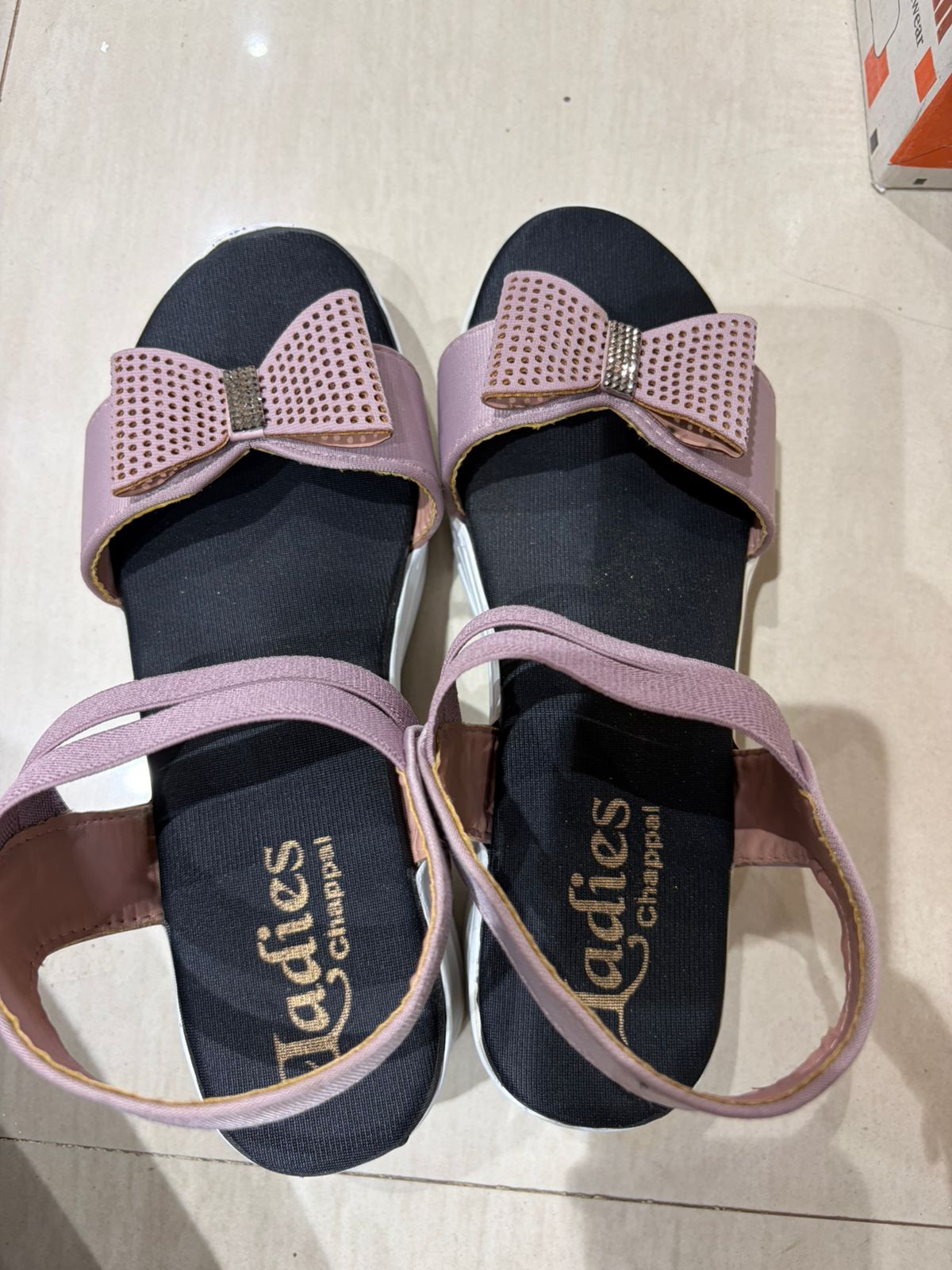 Trendy Pink Bow Flats for Women | Lightweight Daily Wear Sandals