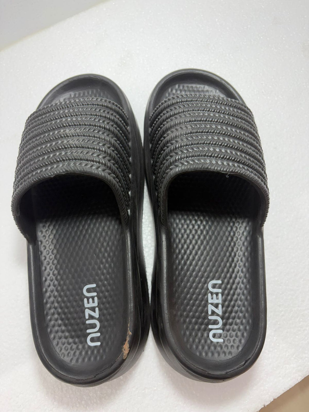 Women's Black Platform Clog Slides – Ultra-Comfort Thick Sole Sandals for Summer