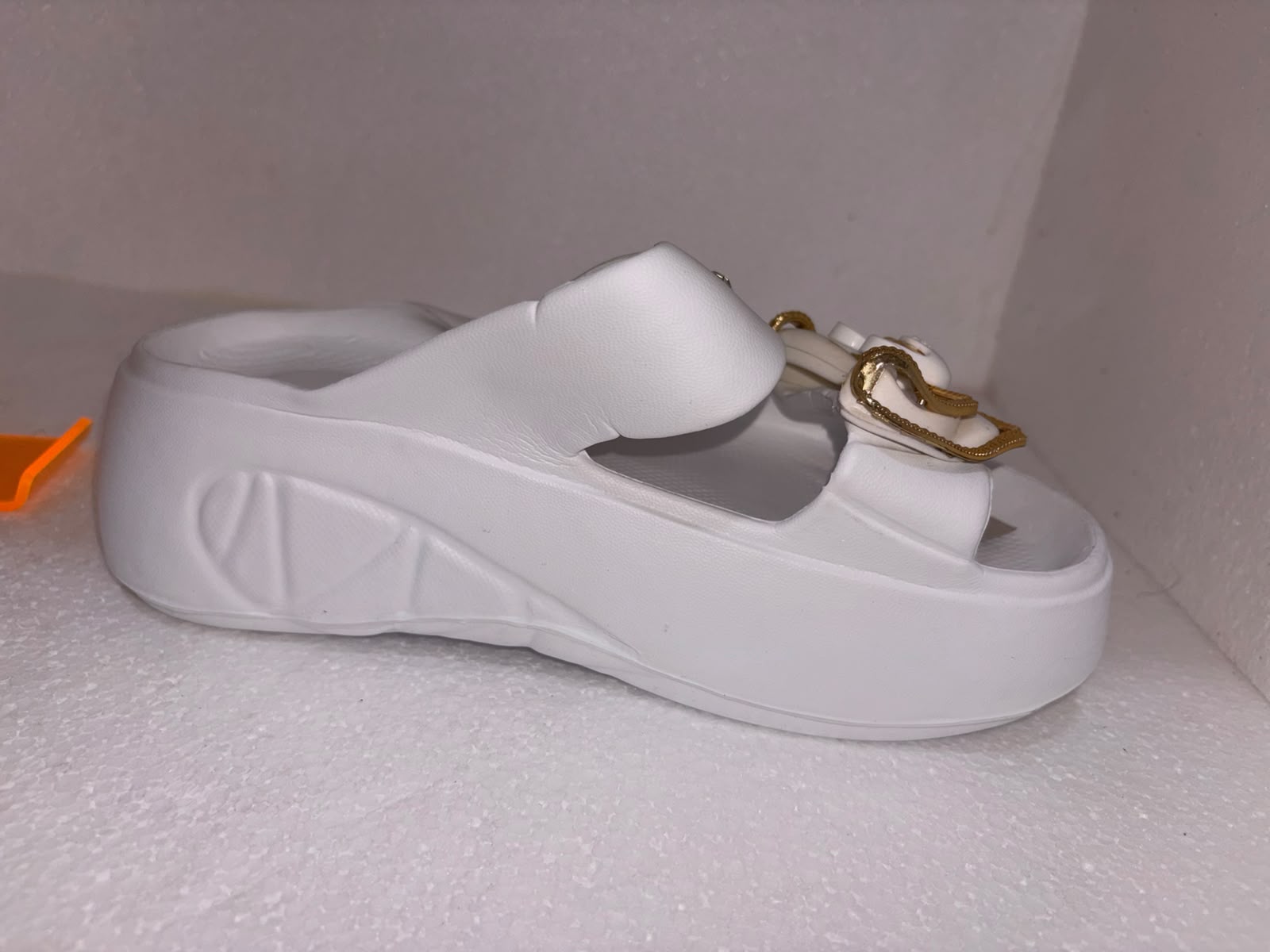 Women's Fashion Bow Embellished Platform Slide Slippers