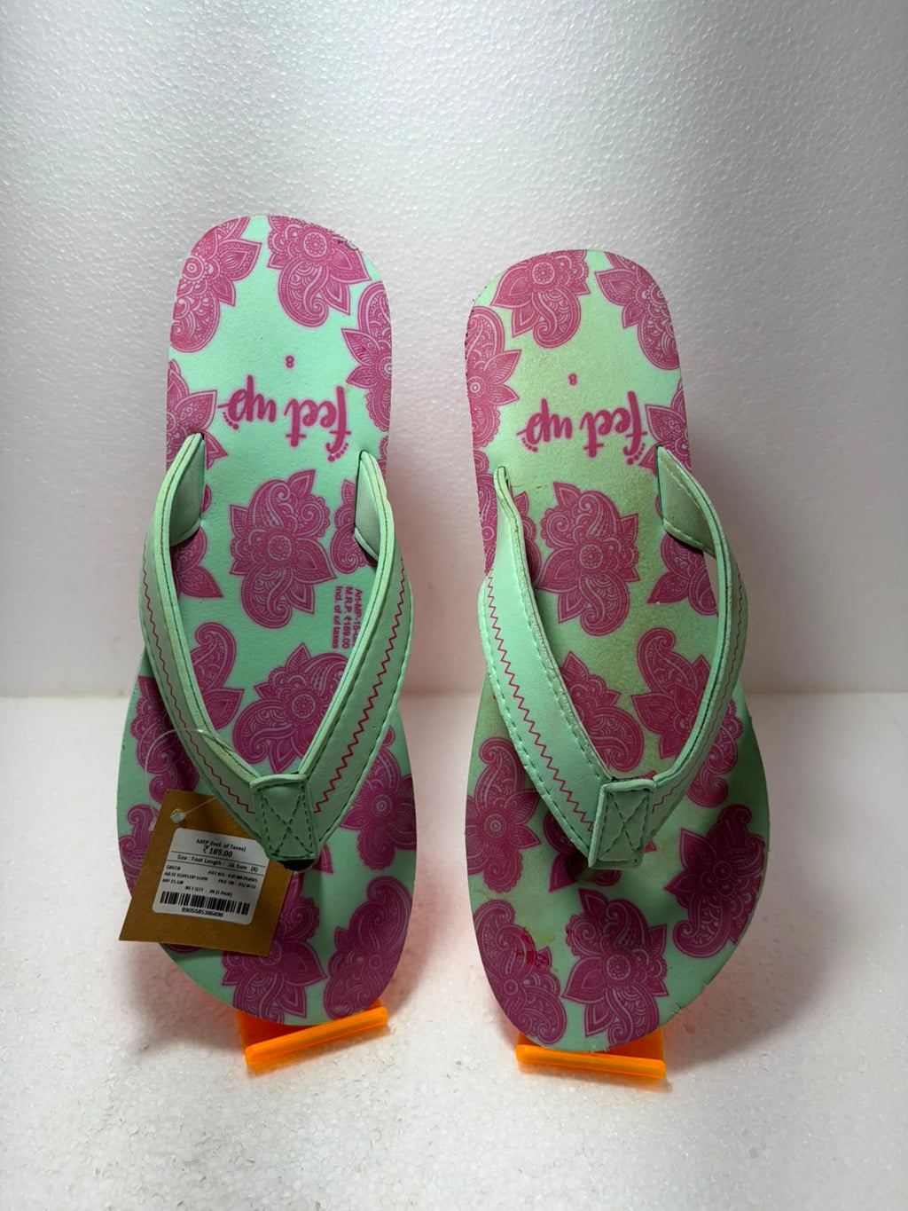 Stylish Women's Floral Printed Flip-Flops – Soft & Comfortable Daily Wear Slippers for Home & Casual Use