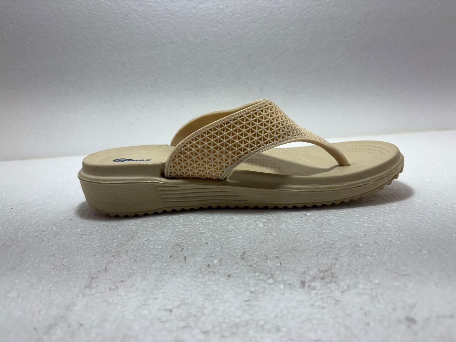 Women's Beige Lightweight Soft EVA Comfort Flip Flops | Casual Daily Wear Anti-Slip Slippers for Home & Outdoor