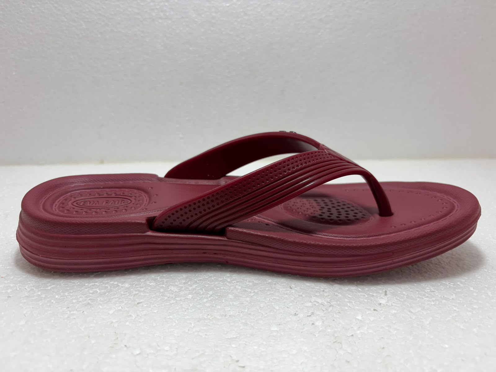 EVA FAIR Women’s Premium Comfort Flip-Flops – Solid Maroon Daily Wear Slippers