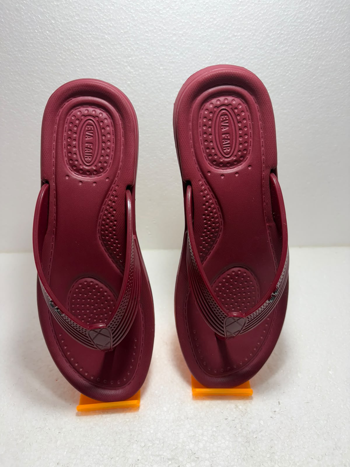 EVA FAIR Women’s Premium Comfort Flip-Flops – Solid Maroon Daily Wear Slippers