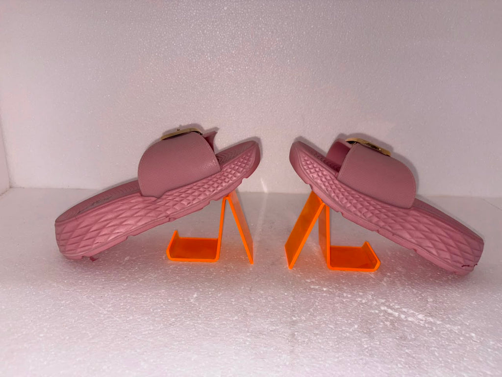 Women’s Lightweight EVA Slides | Trendy Buckle Design Anti-Skid Casual Slippers
