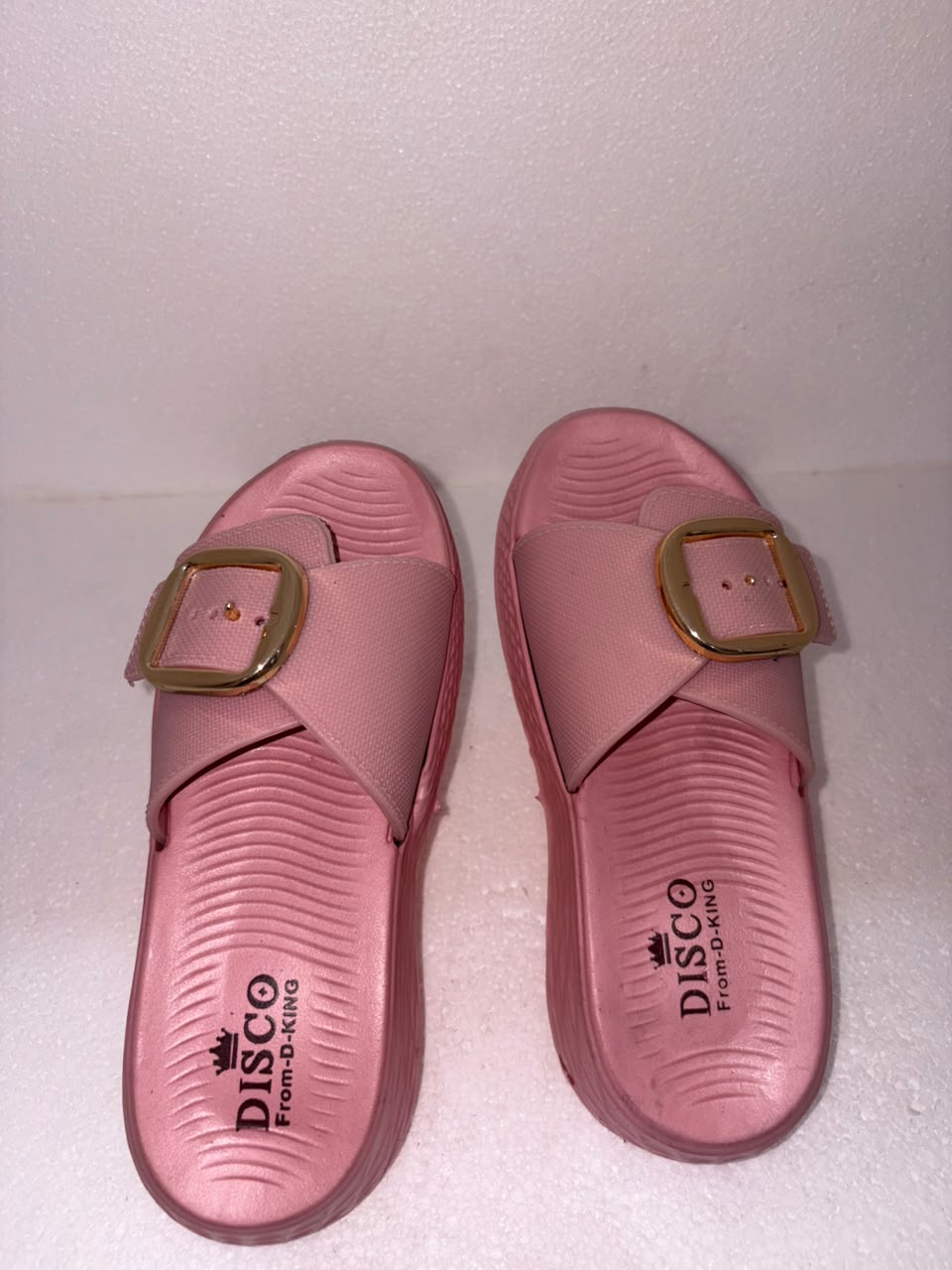 Women’s Lightweight EVA Slides | Trendy Buckle Design Anti-Skid Casual Slippers