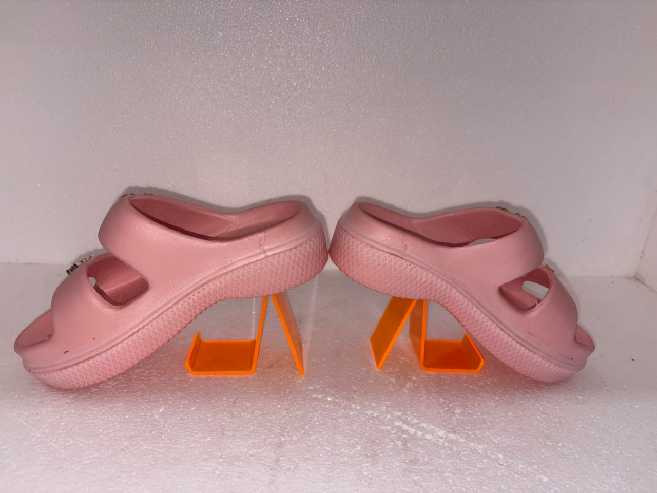 Women’s Pink EVA Soft Comfort Slides with Butterfly Charm & LOVE Design | Lightweight Bathroom & Casual Slippers