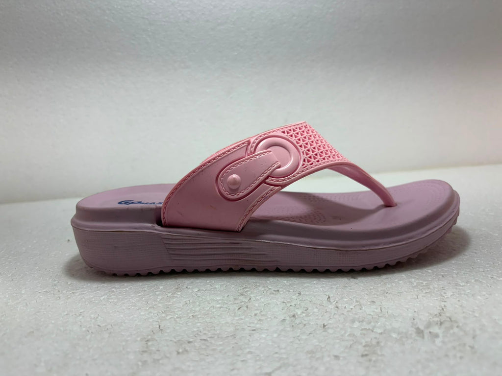 Women’s Lightweight Soft Cushion Flip Flops | Stylish Pink Casual Slippers for Daily Wear | Anti-Skid Comfortable Thong Sandals