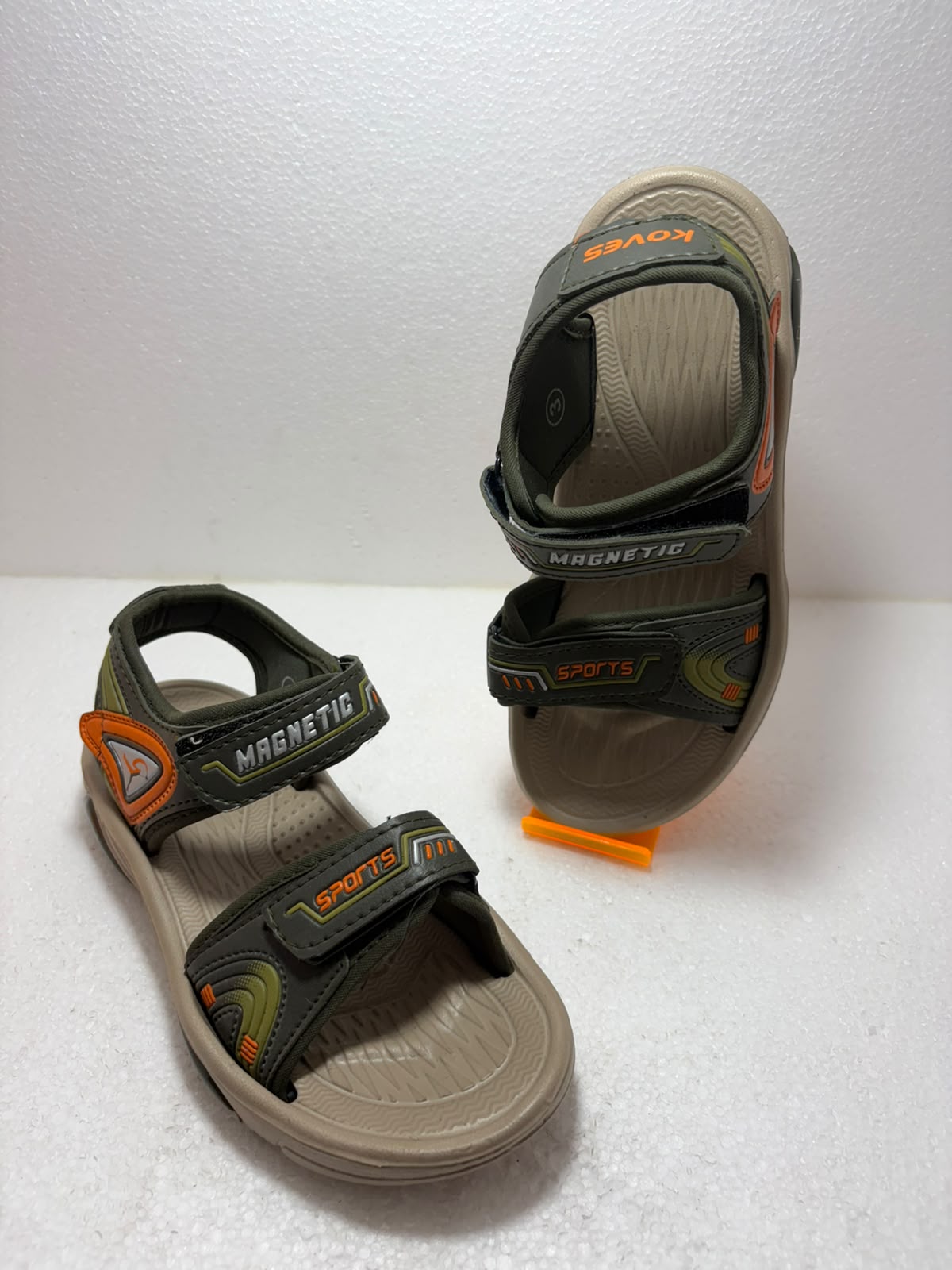 Stylish Kids Sports Sandals with Adjustable Velcro Straps – Comfortable & Lightweight Daily Wear Footwear for Boys