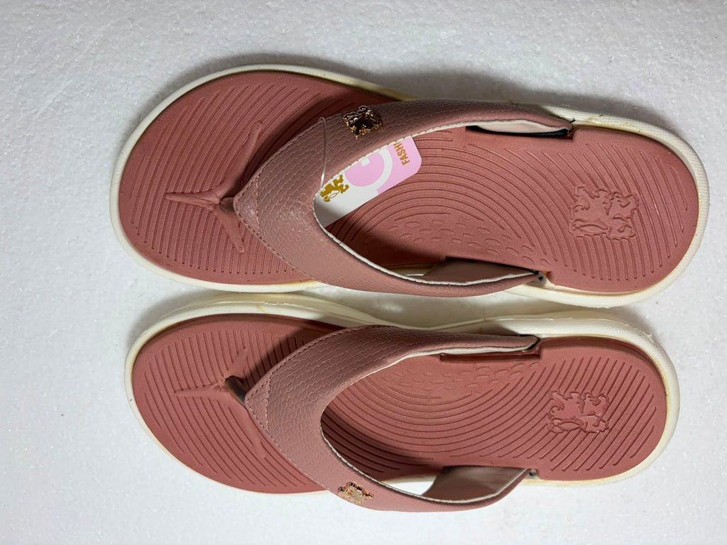 Women’s Stylish Pink Comfort Flip Flops | Soft Cushioned Casual Slippers | Lightweight Daily Wear Thong Sandals