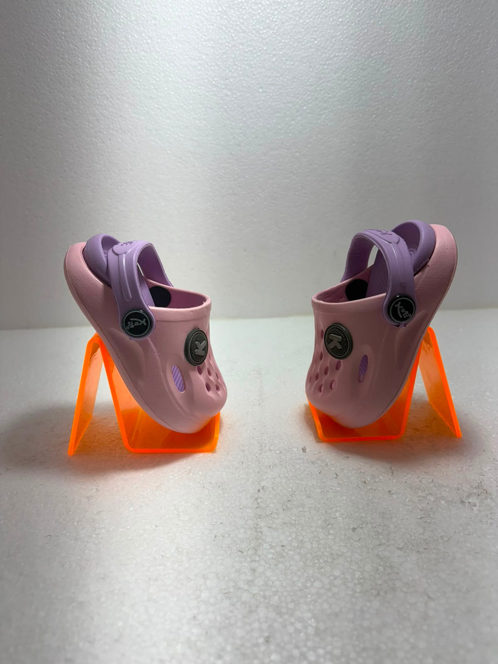 Kids Pink & Purple Clogs Sandals | Lightweight EVA Slip-On Shoes with Back Strap | Comfortable Casual Footwear for Boys & Girls