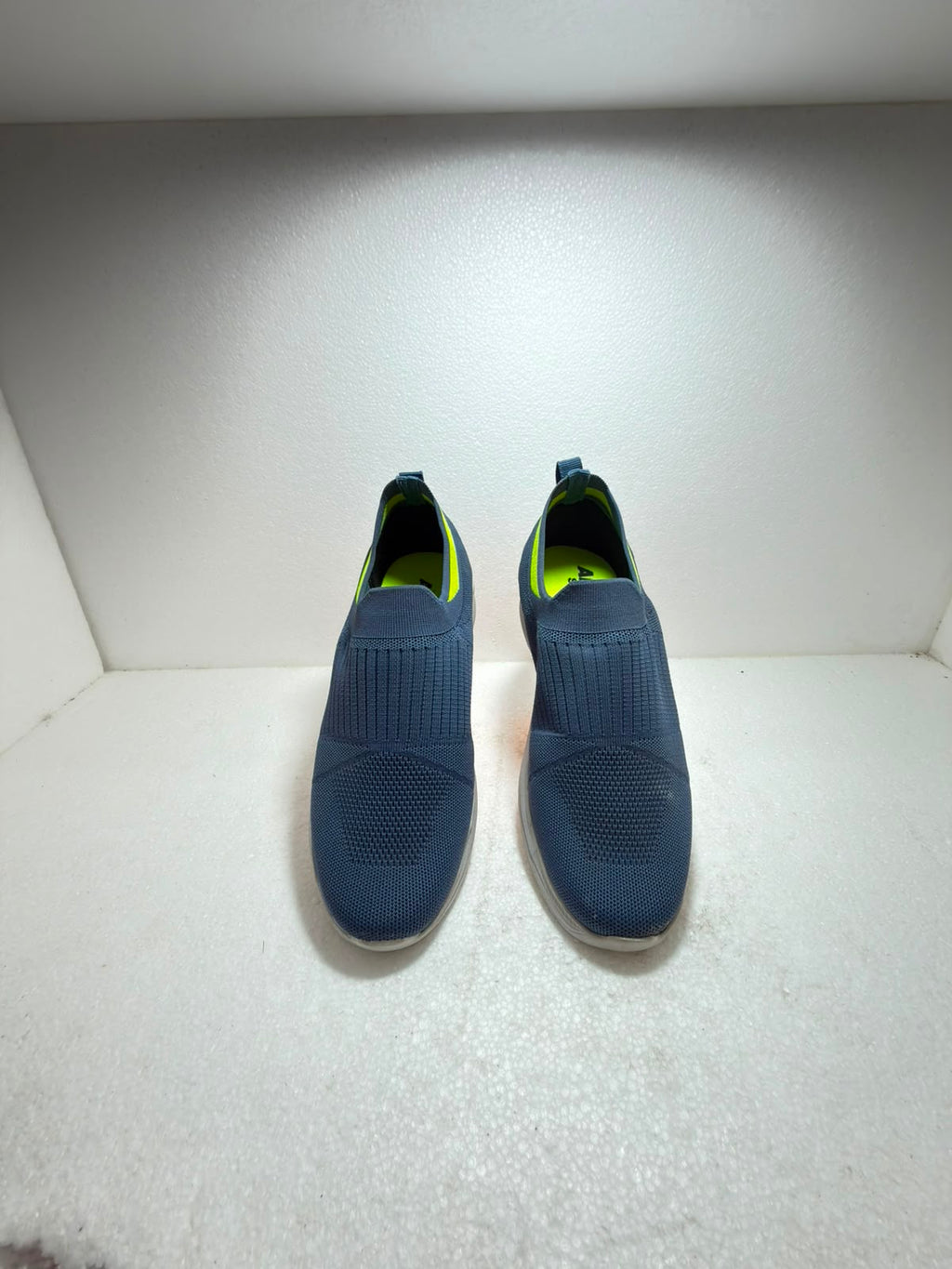Men's Slip-On Walking Shoes | Lightweight Knit Sneakers | Breathable Casual Running Shoes | Soft Cushioned Daily Wear Shoes | Grey